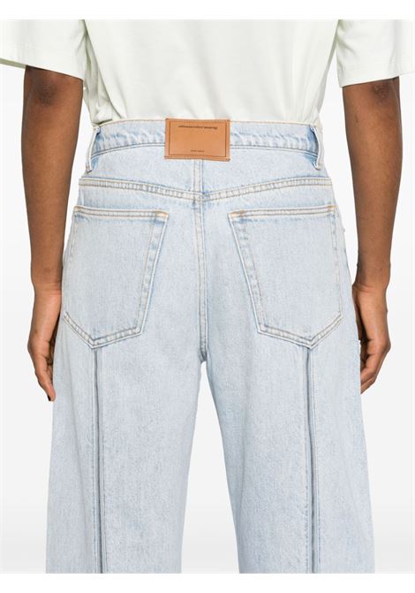 Light blue high-rise tapered jeans Alexander Wang - women ALEXANDER WANG | 4DC3244410453